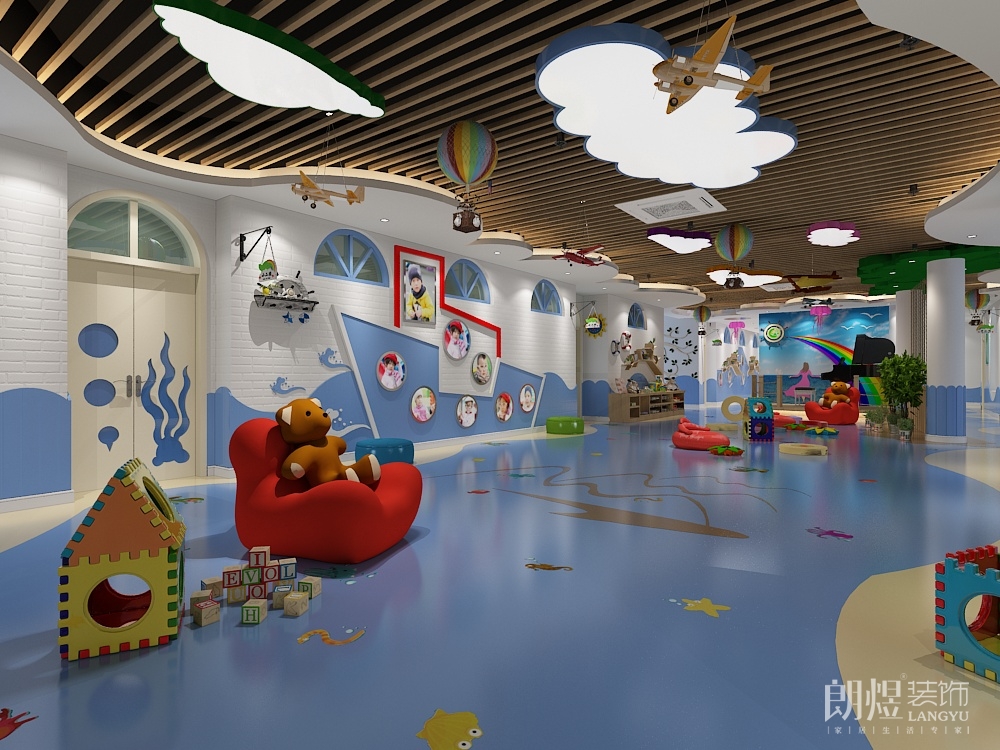 早教幼兒園培訓中心娛樂區裝修效果圖