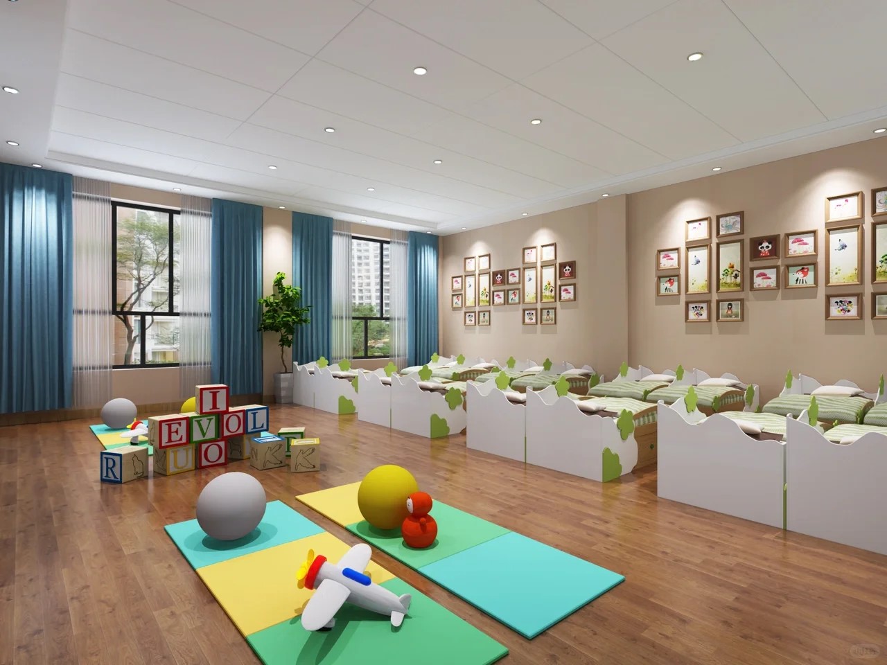 幼兒園室內裝修效果圖